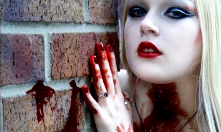 Girl and wall